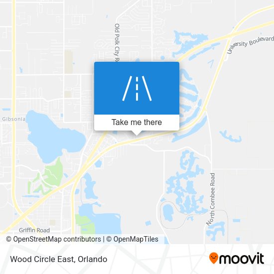 Mapa de Wood Circle East