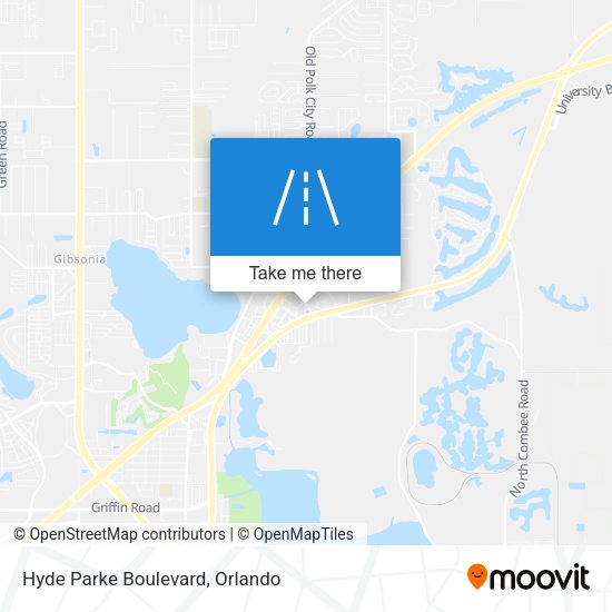 Hyde Parke Boulevard map