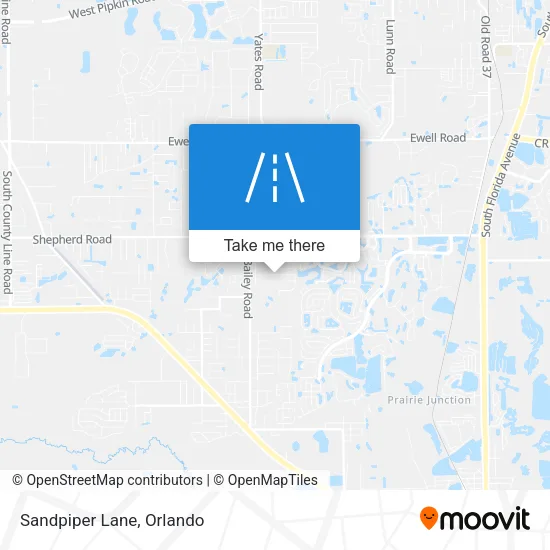 Sandpiper Lane map