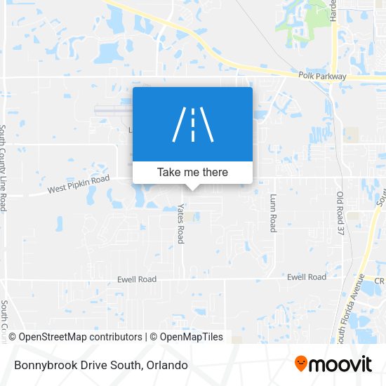 Bonnybrook Drive South map