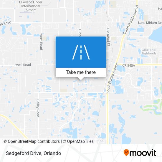 Mapa de Sedgeford Drive