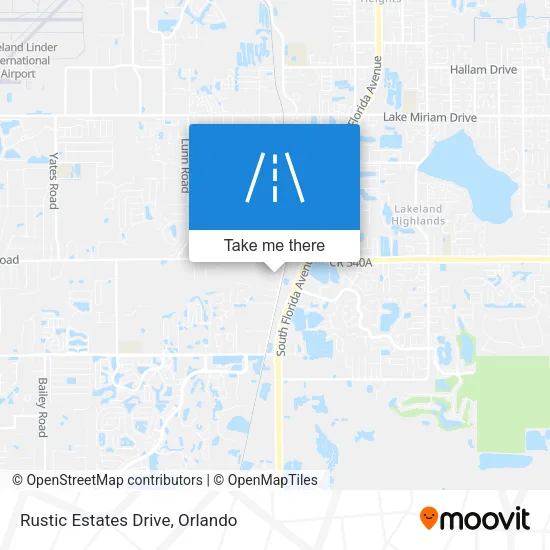 Rustic Estates Drive map