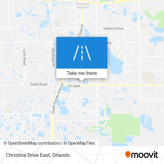 Mapa de Christina Drive East