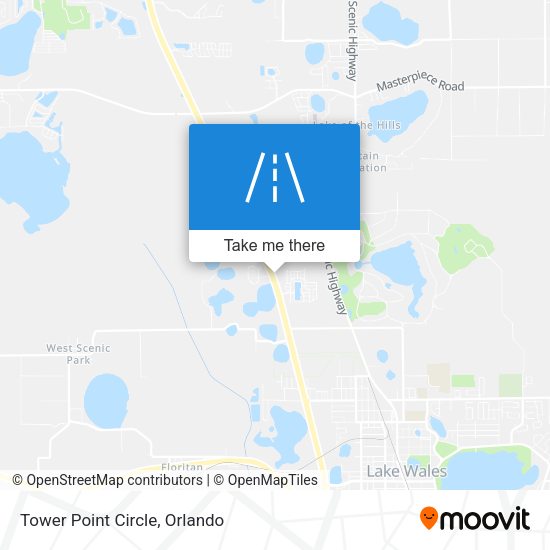 Tower Point Circle map