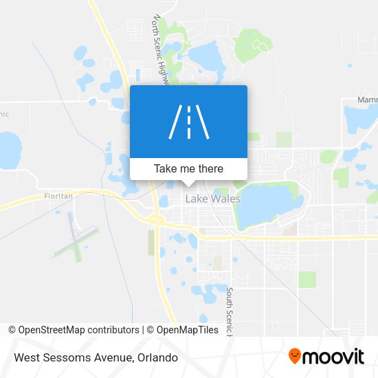 West Sessoms Avenue map