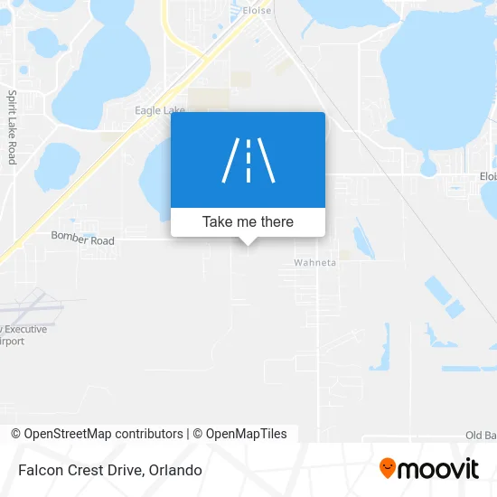 Falcon Crest Drive map