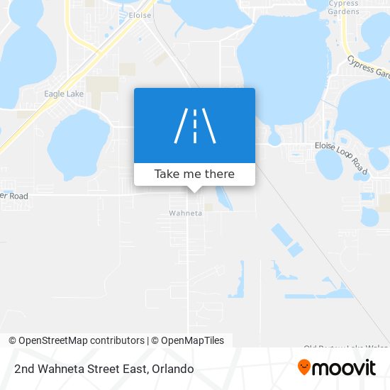 2nd Wahneta Street East map