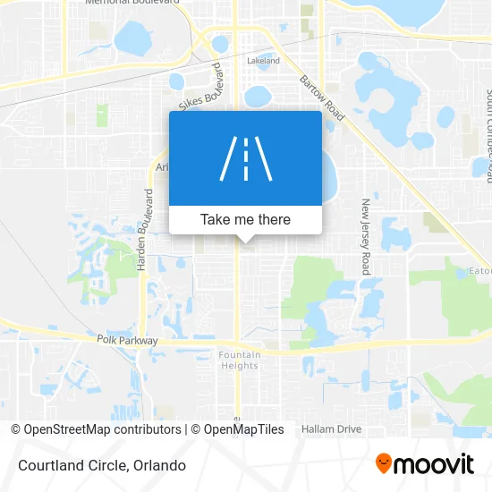 Courtland Circle map