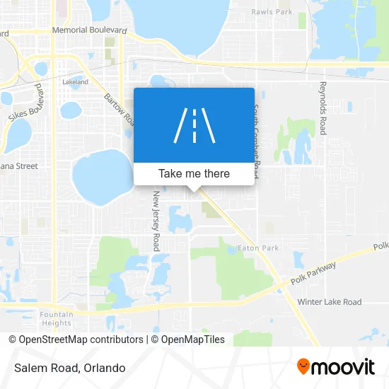 Salem Road map