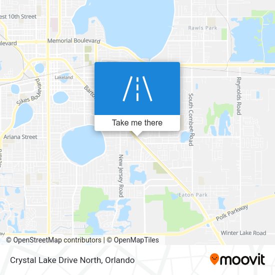 Crystal Lake Drive North map