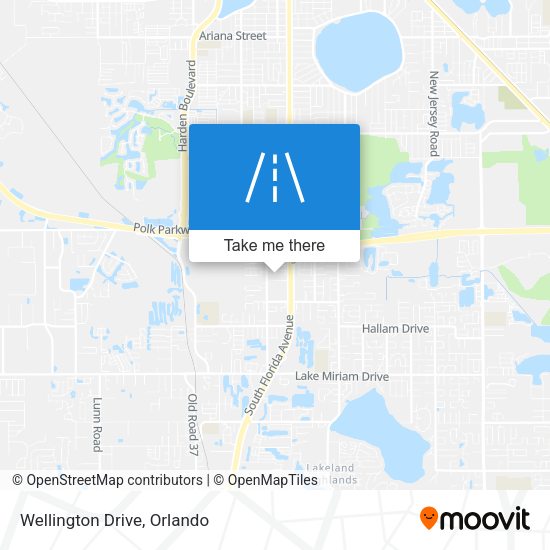 Mapa de Wellington Drive
