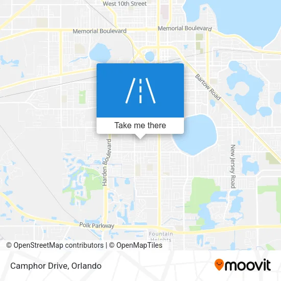 Camphor Drive map