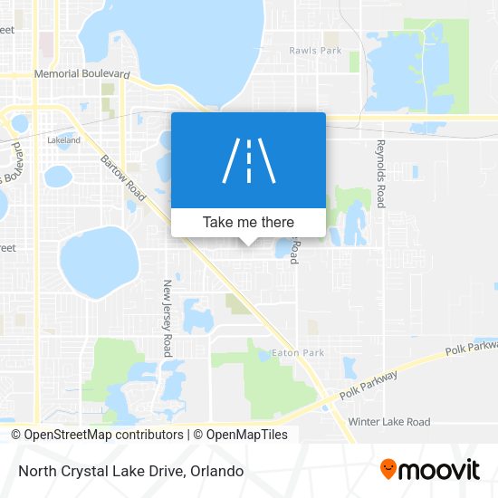 North Crystal Lake Drive map