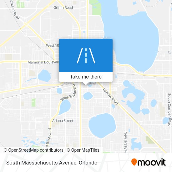 South Massachusetts Avenue map