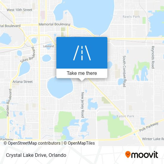 Crystal Lake Drive map