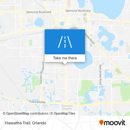 Hiawatha Trail map