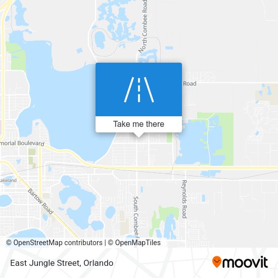 East Jungle Street map