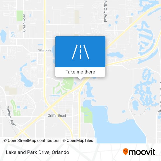 Mapa de Lakeland Park Drive