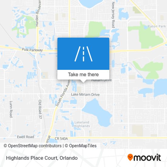 Mapa de Highlands Place Court