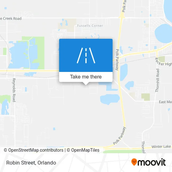 Robin Street map