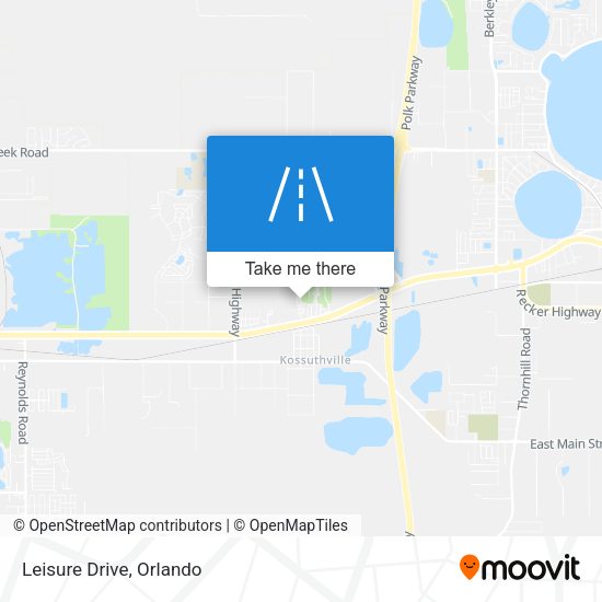 Mapa de Leisure Drive