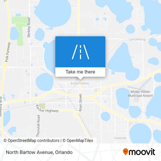 North Bartow Avenue map