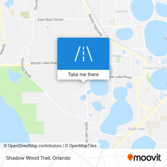 Mapa de Shadow Wood Trail