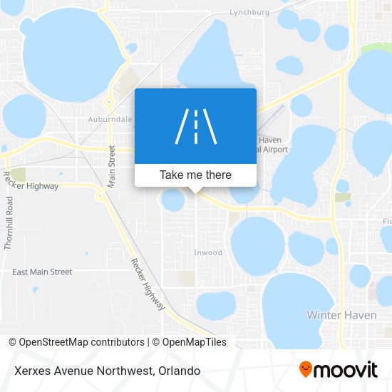 Mapa de Xerxes Avenue Northwest