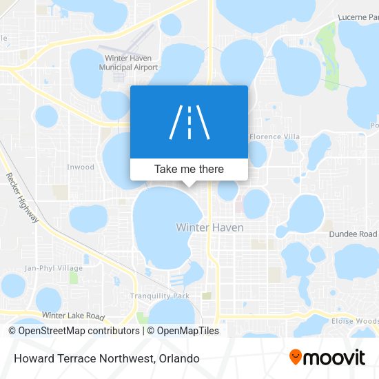 Howard Terrace Northwest map
