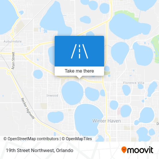 19th Street Northwest map