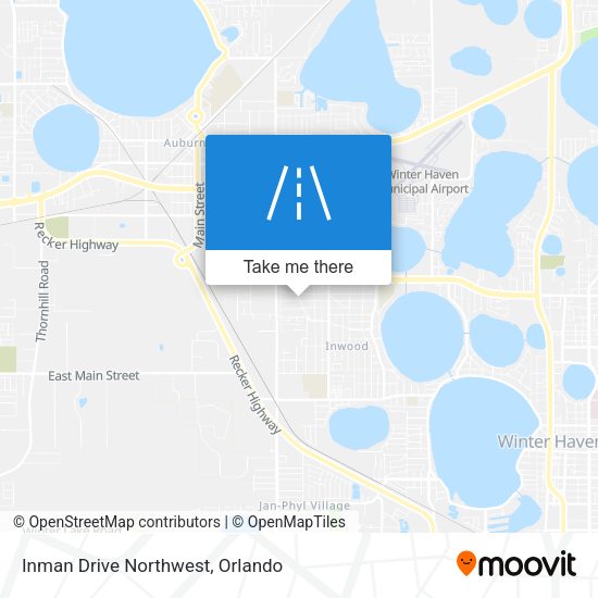Mapa de Inman Drive Northwest