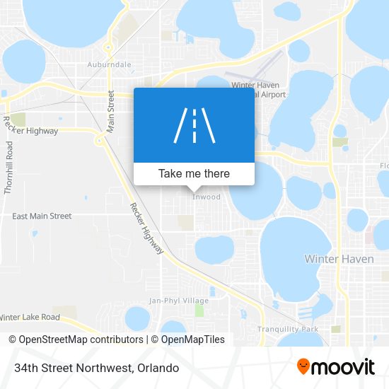 Mapa de 34th Street Northwest