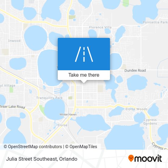 Julia Street Southeast map