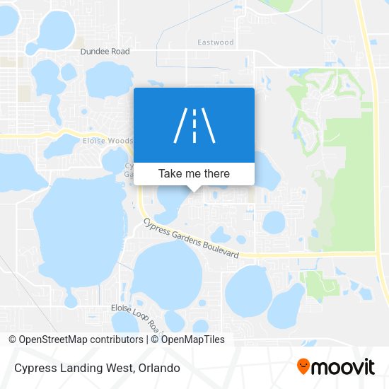 Mapa de Cypress Landing West
