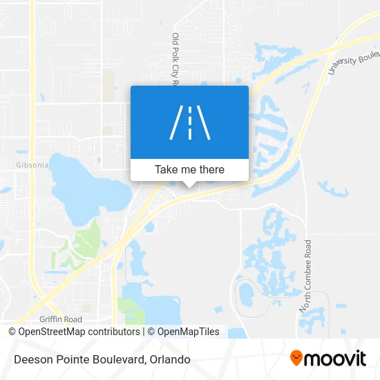 Deeson Pointe Boulevard map