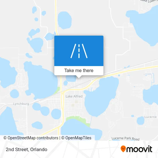 2nd Street map