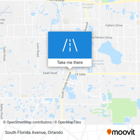 Mapa de South Florida Avenue