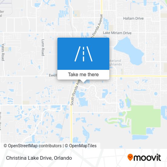 Christina Lake Drive map