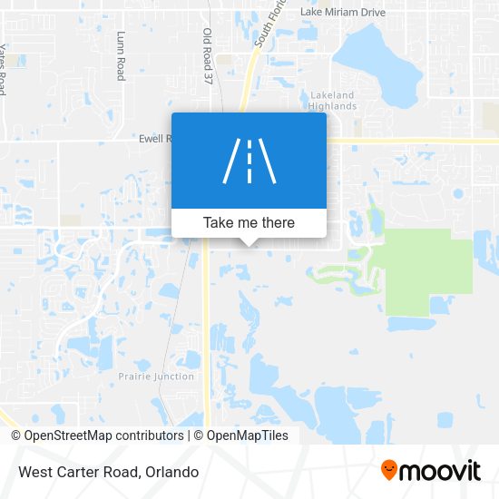 Mapa de West Carter Road