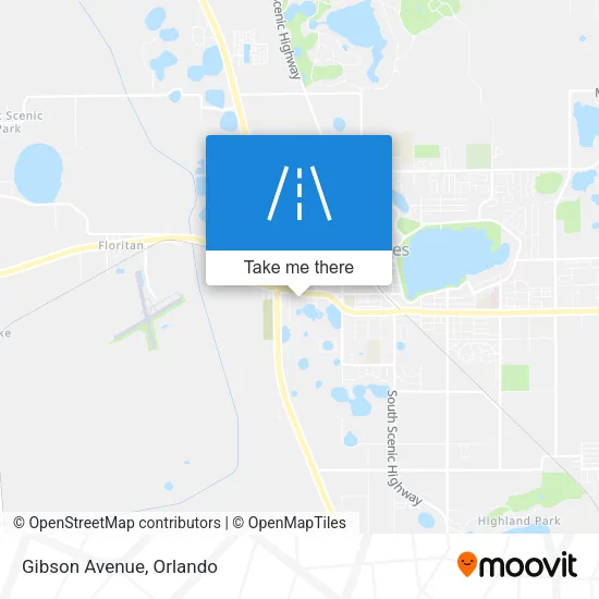 Gibson Avenue map