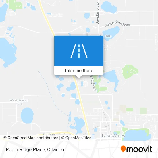 Robin Ridge Place map