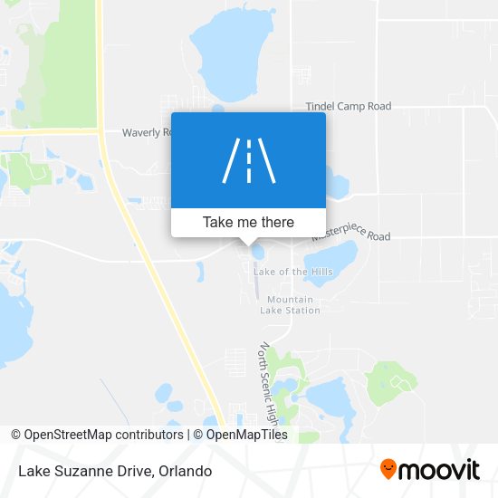 Lake Suzanne Drive map