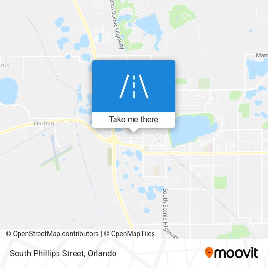South Phillips Street map