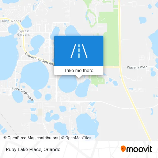 Ruby Lake Place map