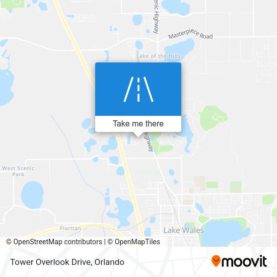 Tower Overlook Drive map