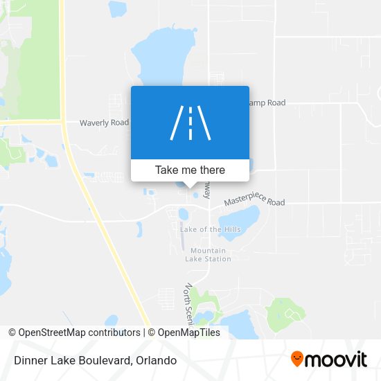 Dinner Lake Boulevard map