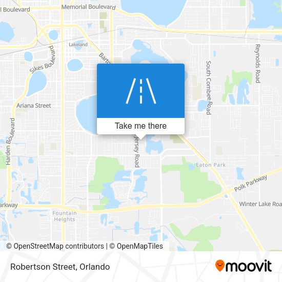 Mapa de Robertson Street