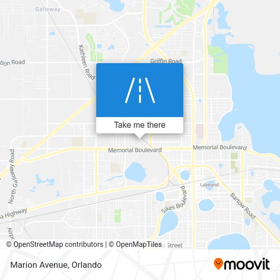 Mapa de Marion Avenue