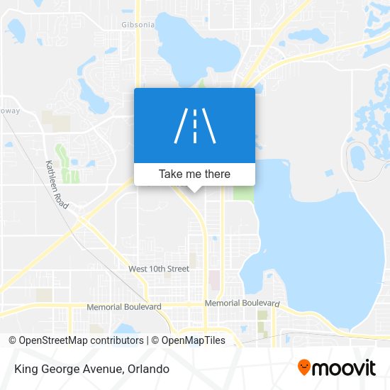 King George Avenue map