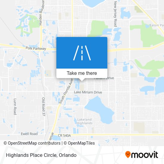 Highlands Place Circle map